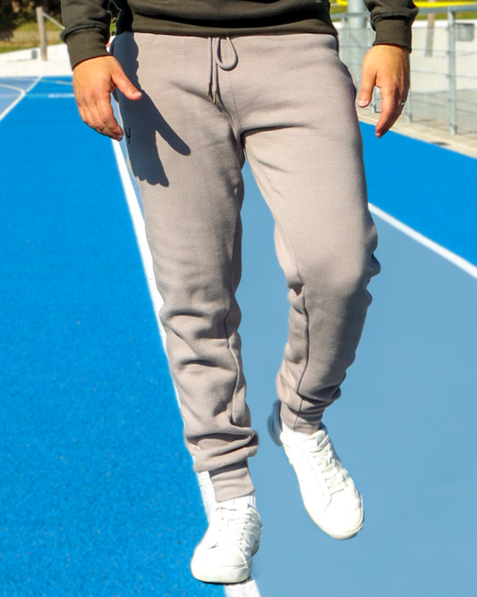 Hose Baggy  Grau Logo Blau/Grün