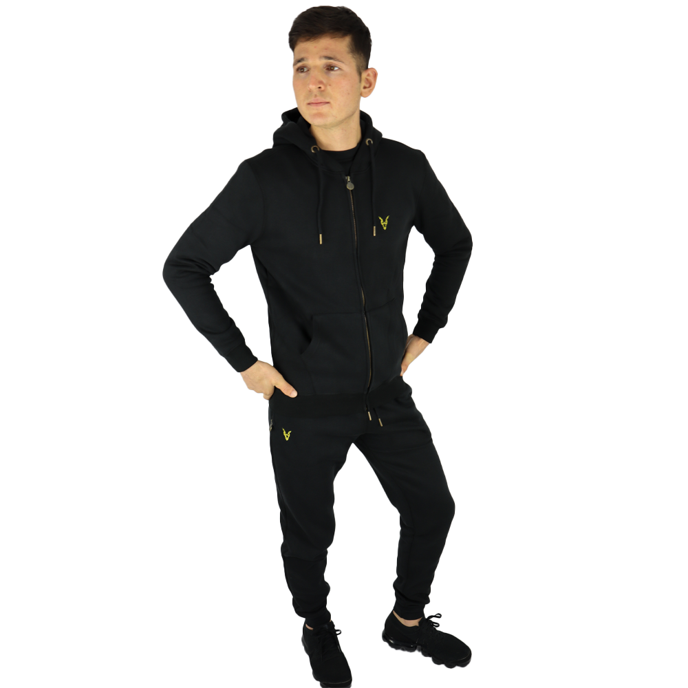 Hose Baggy  Schwarz Logo Rot/Gelb